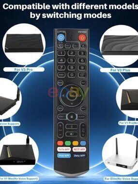 New For vSeeBox Backlit Voice Remote Control With USB V5 ProV3 PlusV3 Pro Elite